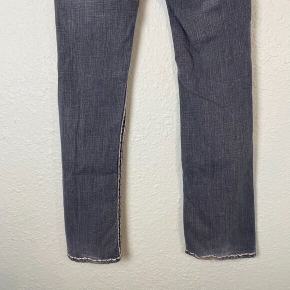 Laguna Beach Women’s Size 29 Bootcut Jeans Fleur-de-Lis Embroidered Rhinestone P - Picture 7 of 15